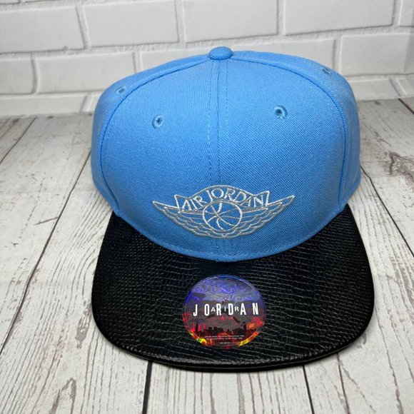 Jordan Accessories Air Jordan Wings Jumpman Hat Snapback Cap Blue